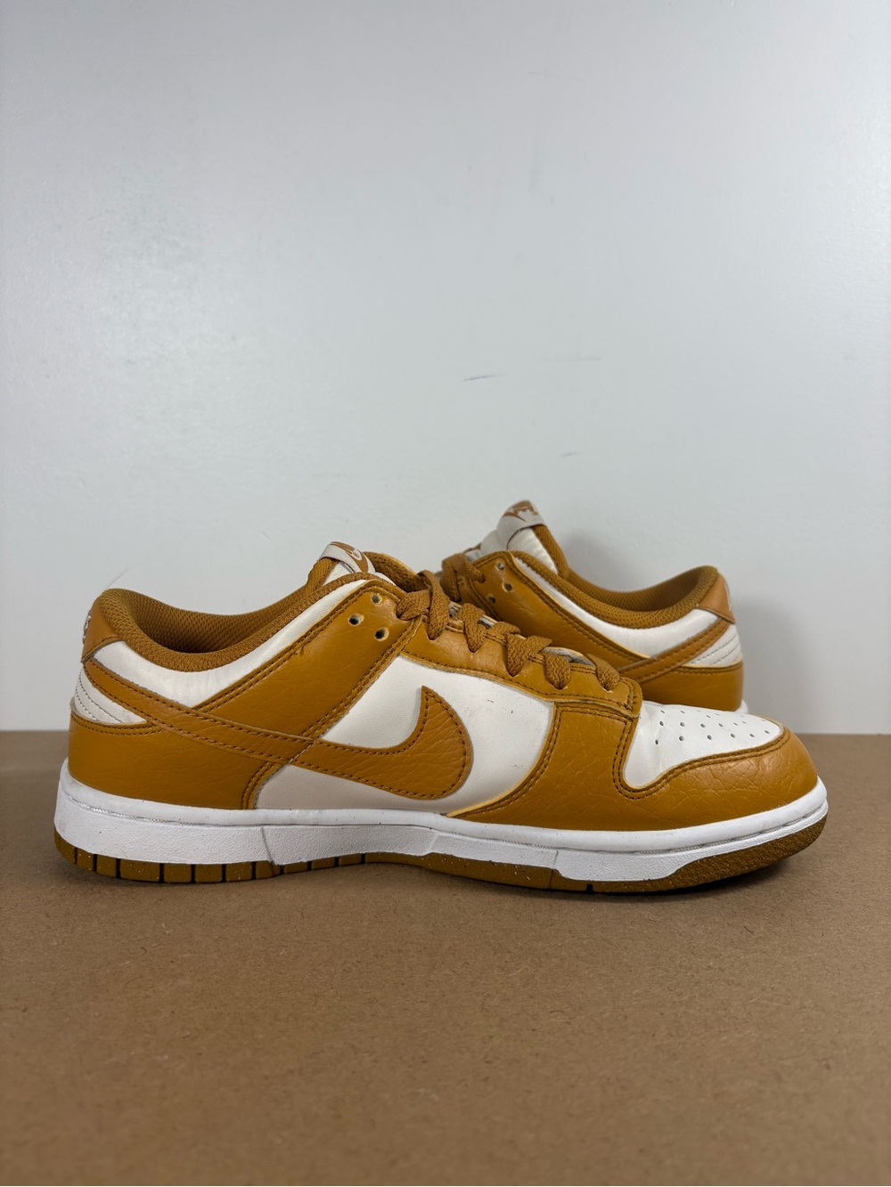Nike Dunk Low Next Nature Phantom Gold Suede Women’s 8 DN1431-001 (A2) - Picture 5 of 8